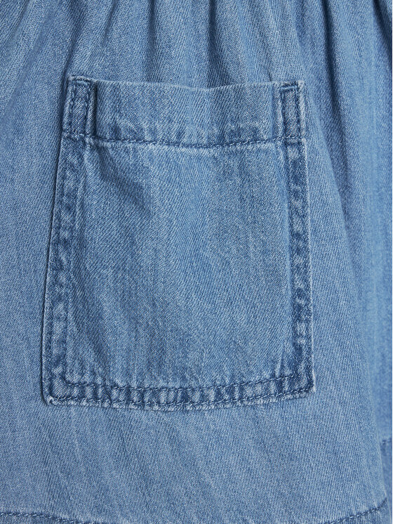 United Colors Of Benetton United Colors Of Benetton Дънкова рокля 4AD6CV029 Син Relaxed Fit