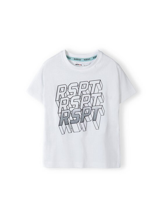 minoti minoti T-Shirt aqua 5 Biały Regular Fit