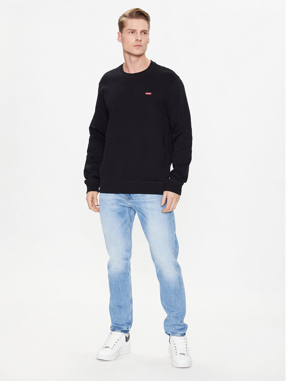 Felpa Logo M3GQ11 KBK32 Nero Regular Fit