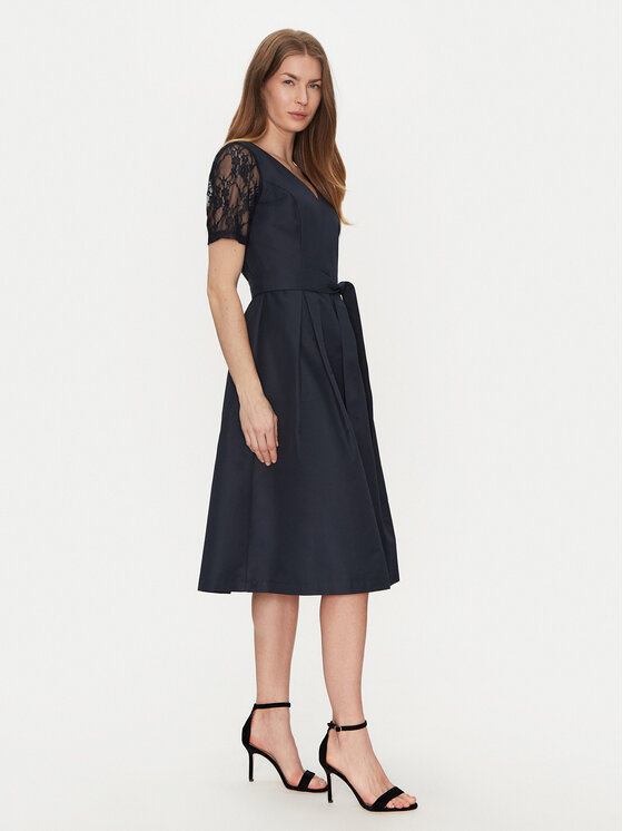 Tatuum Tatuum Coctailkleid Dusty T2424.198B Dunkelblau Regular Fit