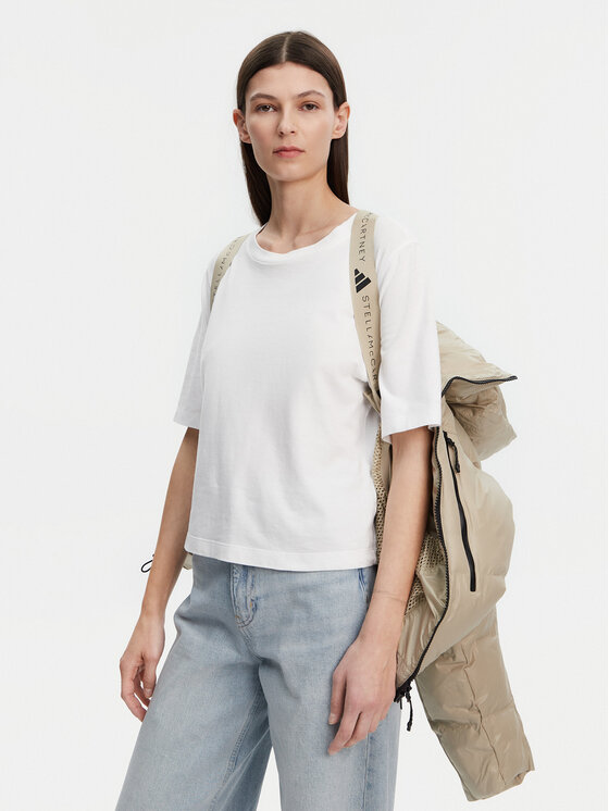 adidas by Stella McCartney adidas by Stella McCartney Μπουφάν χειμωνιάτικο Winter JI5198 Μπεζ Loose Fit