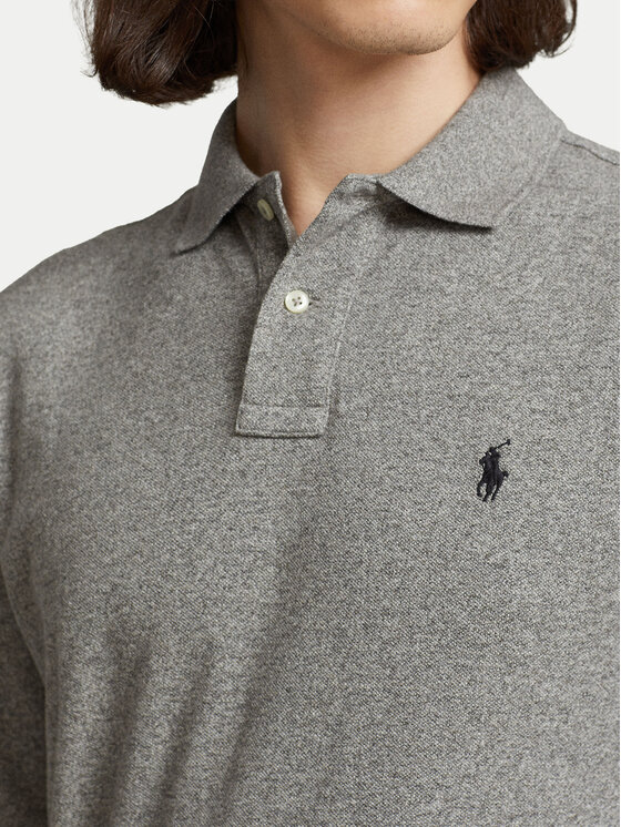Polo Ralph Lauren Polo Ralph Lauren Polokošeľa 710681126003 Sivá Slim Fit