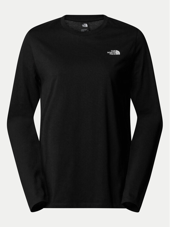 The North Face The North Face Blúz Simple Dome NF0A87QP Fekete Relaxed Fit