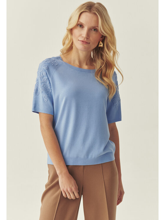 TATUUM TATUUM Halenka LERAZ Modrá Classic Fit