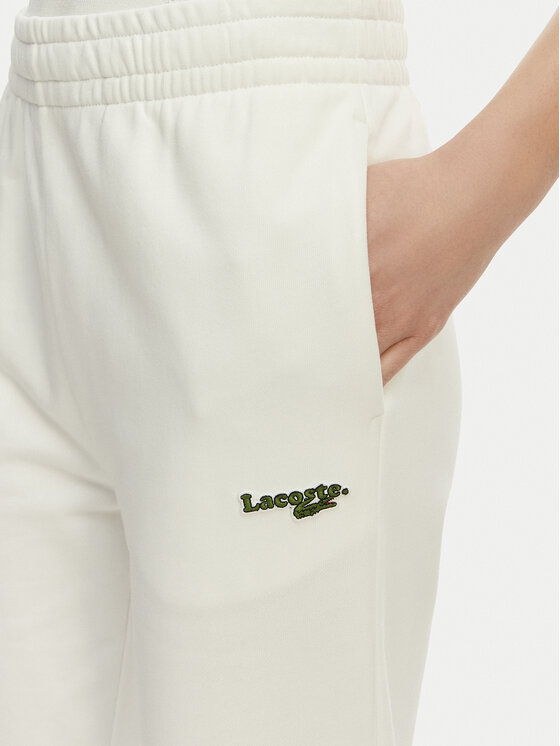Lacoste Lacoste Teplákové kalhoty XF7604 Bílá Regular Fit