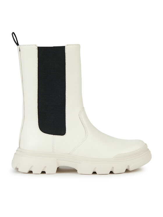 Geox Geox Botine J Junette J36HVE 0BCNH C1M9B D Écru