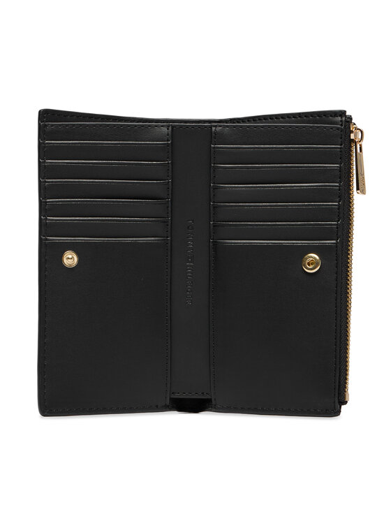 Tommy Hilfiger Tommy Hilfiger Portafoglio Th Icon Long Bifold Mono AW0AW18989 Nero