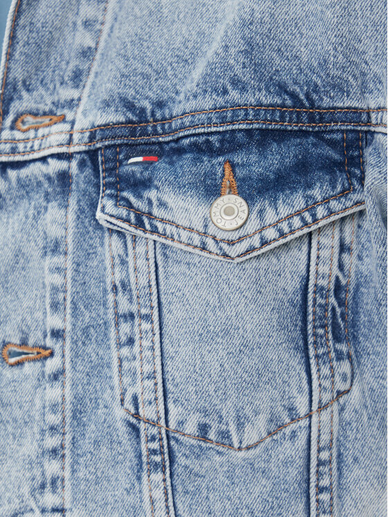 Tommy Jeans Tommy Jeans Traper jakna Ryan DM0DM21242 Plava Regular Fit