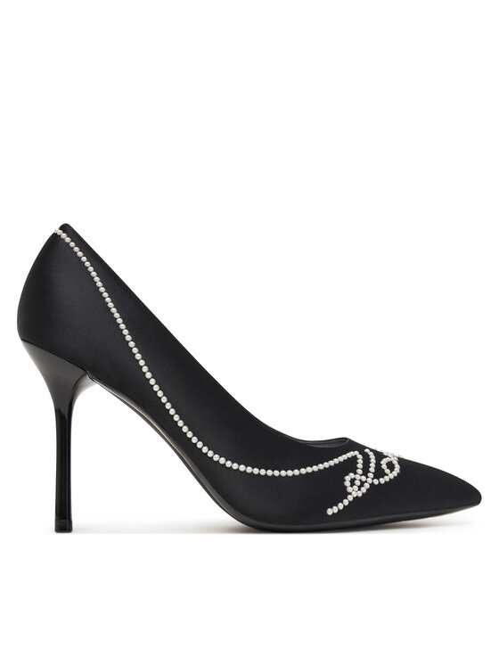 KARL LAGERFELD Pantofi cu toc subțire Sarabande KL30906P Negru