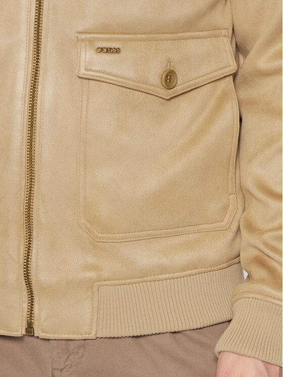Guess Guess Μπουφάν μεταβατικό M5RL01 WGU72 Μπεζ Regular Fit