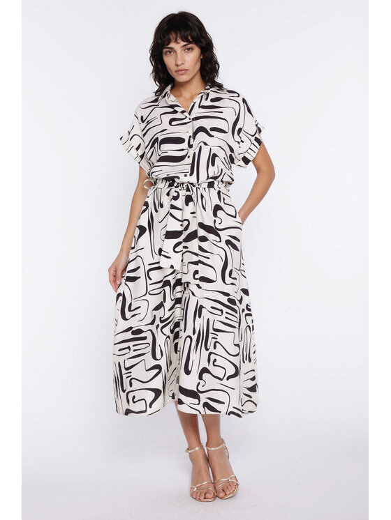 NIFE NIFE Každodenní šaty S294 Barevná Modern Relaxed Fit