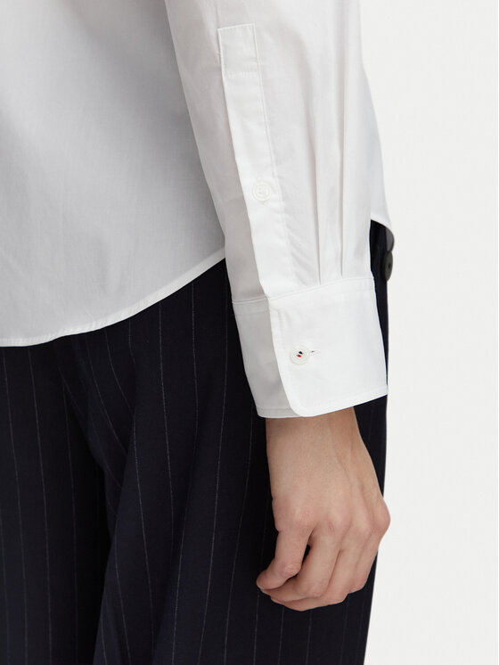 Tommy Hilfiger Tommy Hilfiger Koszula WW0WW47169 Biały Regular Fit