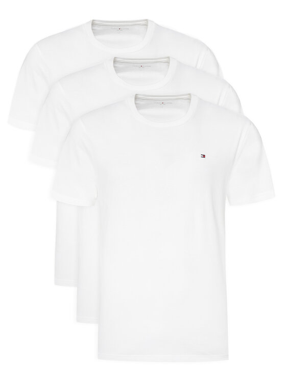 Tommy Hilfiger Set de tricouri UM0UM03379 Alb Regular Fit