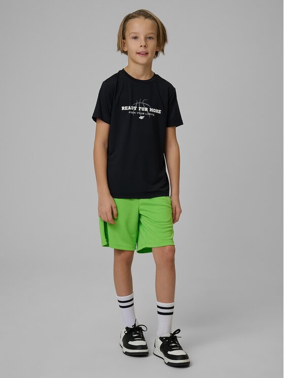 4F 4F Pantaloncini sportivi 4FJRSS26TFSHM1693-45S Verde Regular Fit