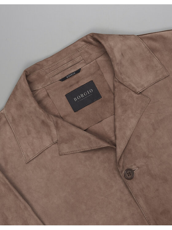 Borgio Borgio Kurtka przejściowa ingria Beżowy Slim Fit