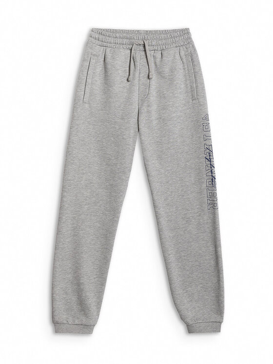 4F 4F Παντελόνι φόρμας CAMPUS VIBES Ανοιχτό γκρι Regular Fit