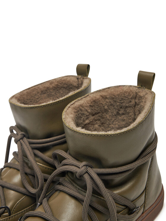 Inuikii Inuikii Μπότες Χιονιού Full Leather 55102-087 Πράσινο