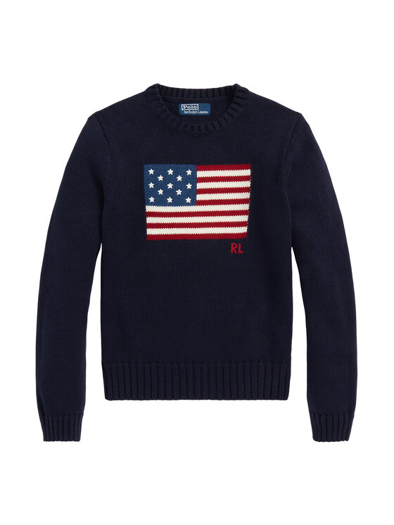 Polo Ralph Lauren Polo Ralph Lauren Sweter 211896939001 Granatowy Regular Fit