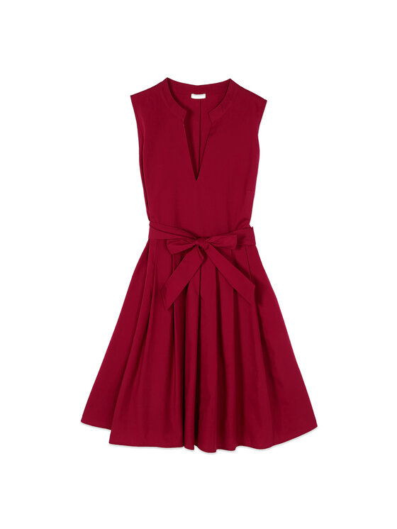 Oltre Oltre Vestito da giorno 7007R105116N026 Rosso Flare Fit