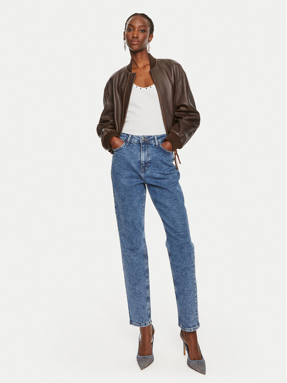 Noisy May Noisy May Jeans hlače Daisy 27031099 Modra Mom Fit