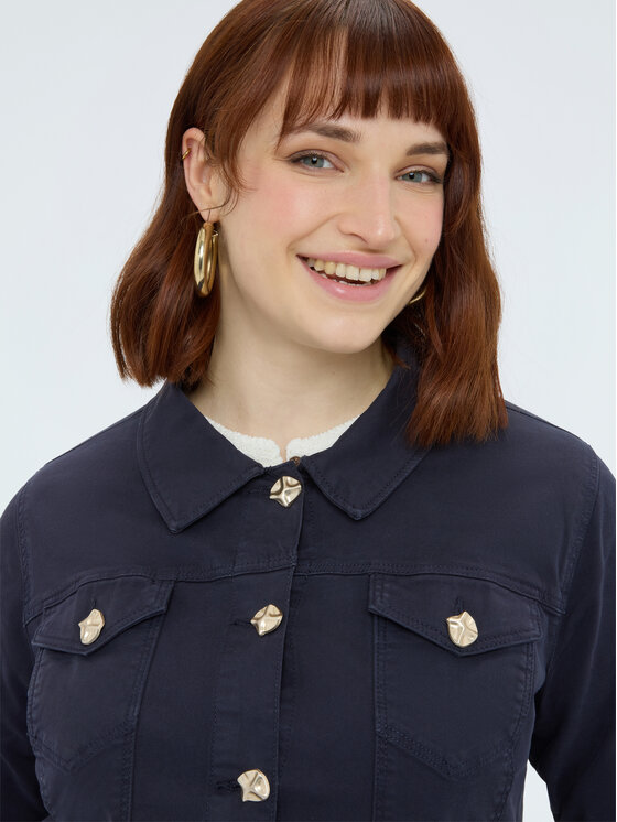 Fiorella Rubino Fiorella Rubino Giacca di transizione R700T001265N034 Blu Boxy Fit