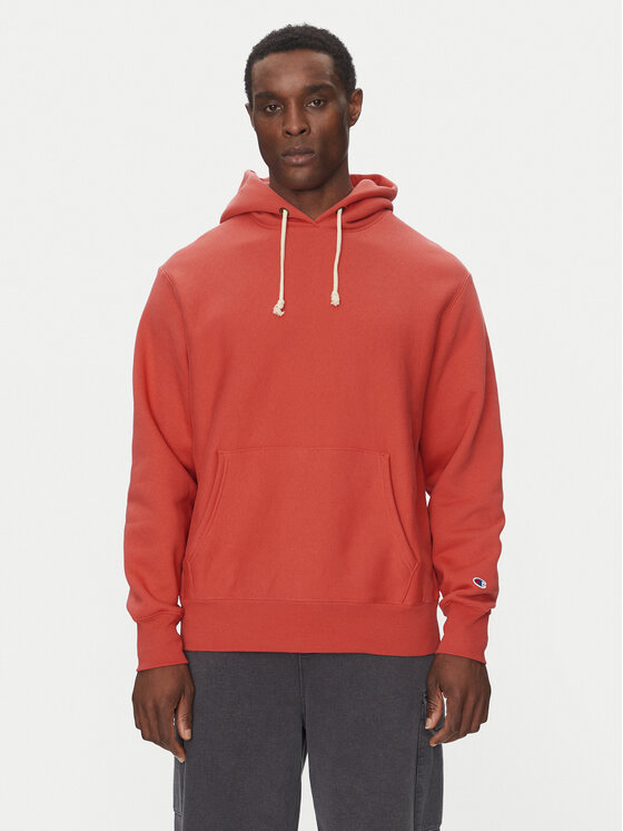 Champion Champion Majica dugih rukava 220705 Crvena Relaxed Fit
