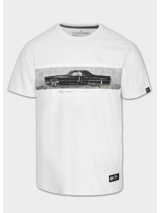 PITBULL PITBULL T-Shirt DEVIL'S DEVILLE Biały Regular Fit