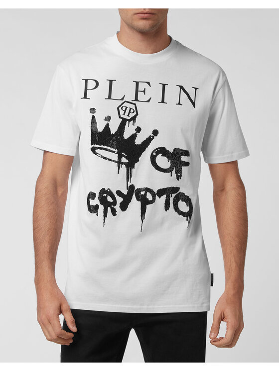 PHILIPP PLEIN PHILIPP PLEIN Tričko 13773 Biela Regular Fit