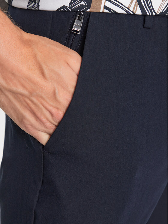 BOSS Boss Pantaloni din material Kaito1_T 50487754 Bleumarin Slim Fit