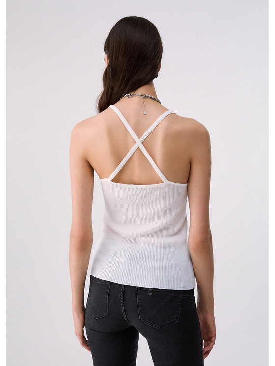 Liu Jo Liu Jo Top CF6026MA77Q10701 Bianco Regular Fit