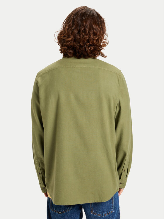 Quiksilver Quiksilver Särk Motherfly Solid EQYWT04651 Roheline Regular Fit