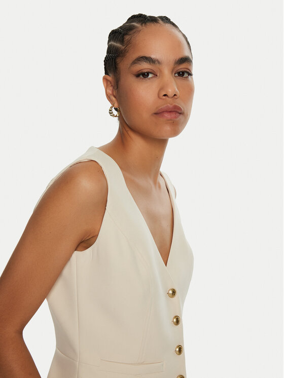 Guess Guess Weste Fatima W4YN53 WFWX2 Écru Regular Fit