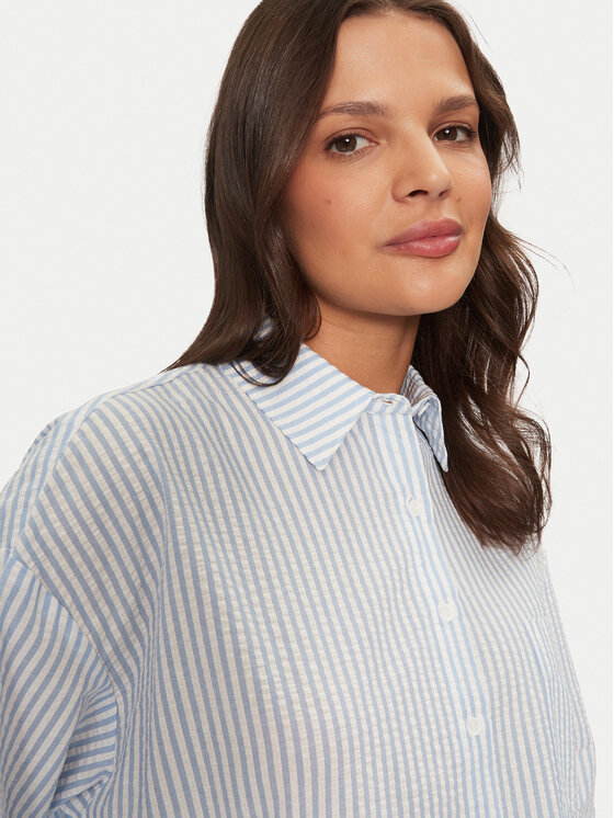 Hunkemöller Hunkemöller Koszulka piżamowa 206510 Niebieski Regular Fit