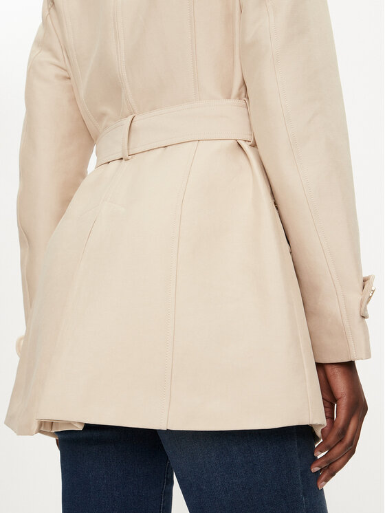 Morgan Morgan Trench 241-GLADIA Bež Slim Fit