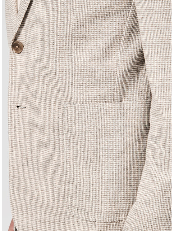 Pako Lorente Pako Lorente Marynarka P26SF-3X-004 Beżowy Slim Fit