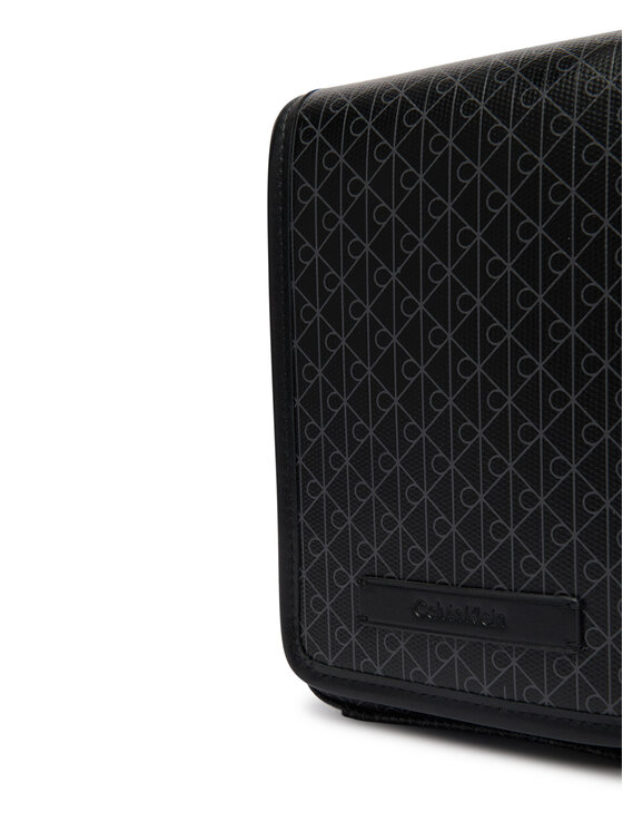Calvin Klein Calvin Klein Custodia per cellulare Emblem Aop Coated Phone Crossbod LV04D1218G Nero