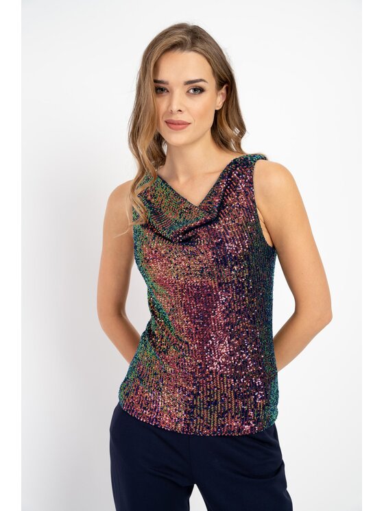 CLICK CLICK Halenka 70-826 Barevná Casual Fit