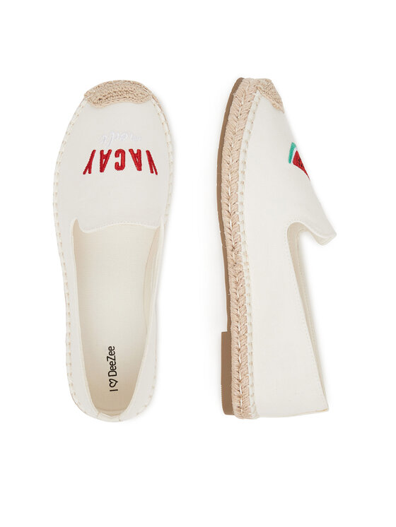 DeeZee DeeZee Espadryle MXCR-232 Biały