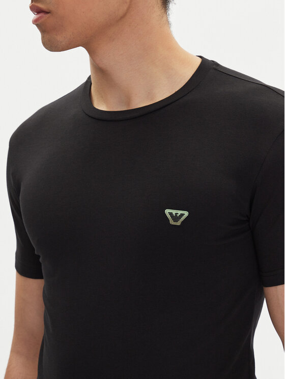 Emporio Armani Underwear Emporio Armani Underwear Marškinėliai EM000379 AF10784 UC001 Juoda Slim Fit
