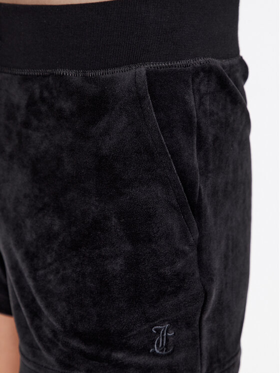 Juicy Couture Juicy Couture Спортни шорти Eve JCCH121001 Черен Slim Fit