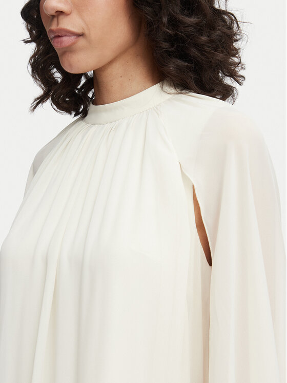 Vero Moda Vero Moda Večerní šaty Jasmine 10347654 Krémová Relaxed Fit