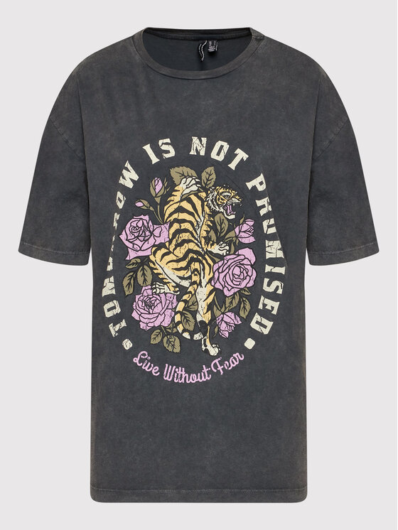 Vero Moda Vero Moda Marškinėliai Forever 10232956 Pilka Oversize