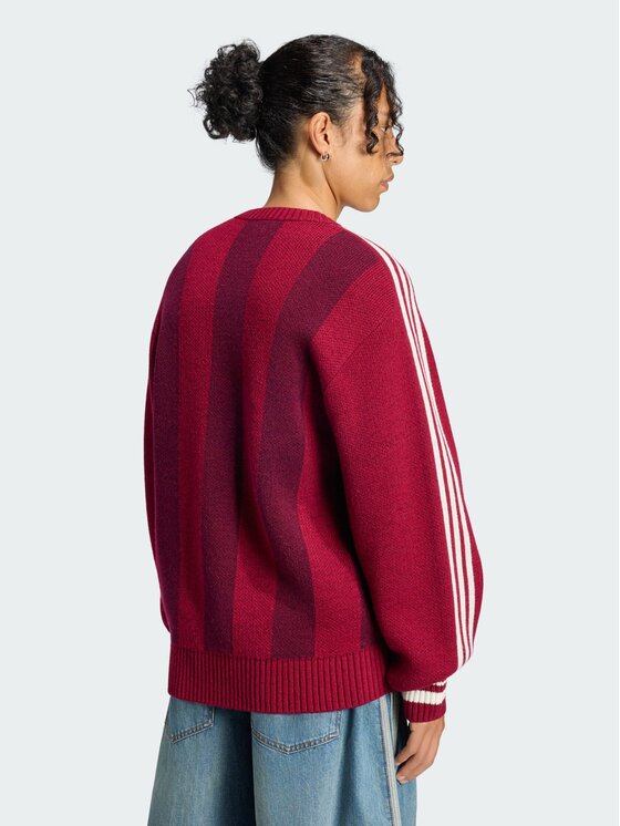 adidas adidas Bluza 172257 Czerwony ciemny Loose Fit