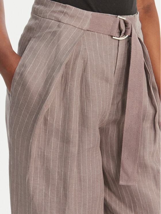 Eleh Eleh Pantaloni di tessuto SS260028 Grigio Oversize