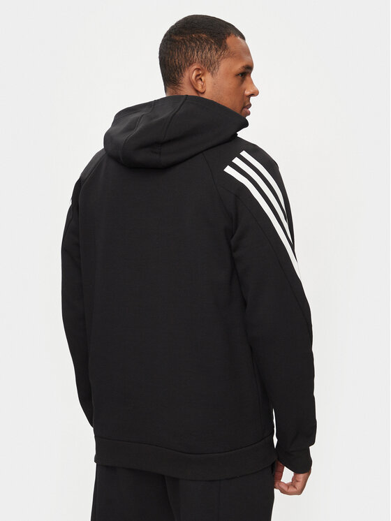 adidas adidas Μπλούζα Future Icons 3-Stripes IN1841 Μαύρο Relaxed Fit