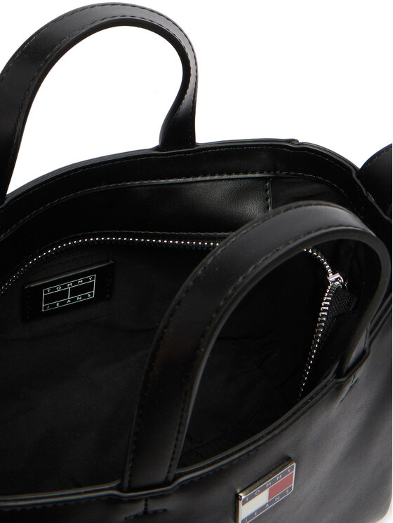 Tommy Jeans Tommy Jeans Handtasche Tjw City Charm Mini Tote AW0AW18580 Schwarz