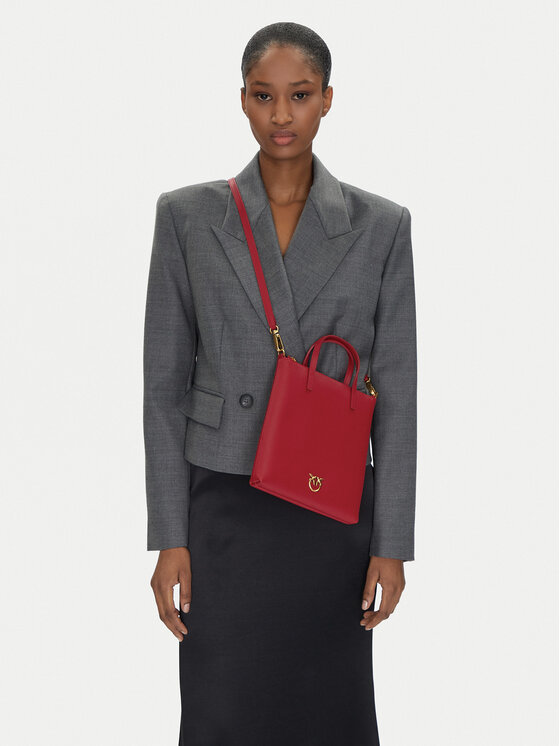 PINKO PINKO Torebka Mini Shopper PE 24 PCPL 102746 A0F1 Czerwony
