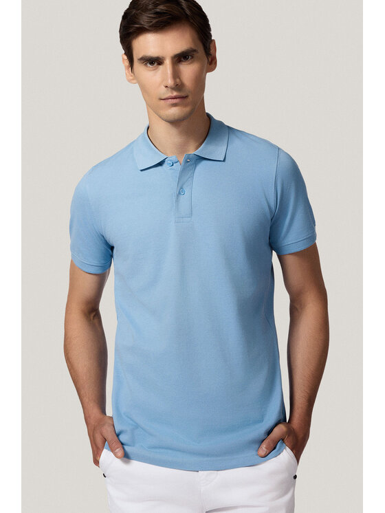 Próchnik Próchnik Polo PM5 PO073125000017 Niebieski Regular Fit