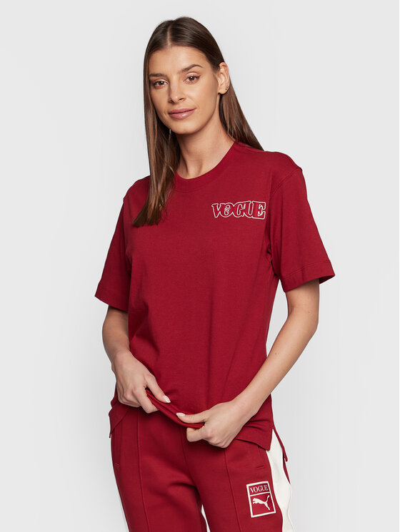 Puma Majica VOGUE 536690 Rdeča Loose Fit