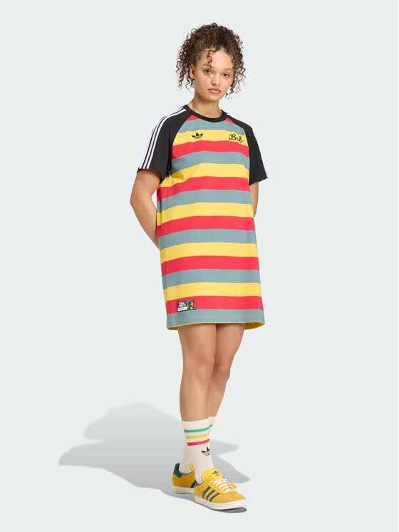 adidas adidas Sukienka codzienna Bob Marley Originals Kolorowy Loose Fit